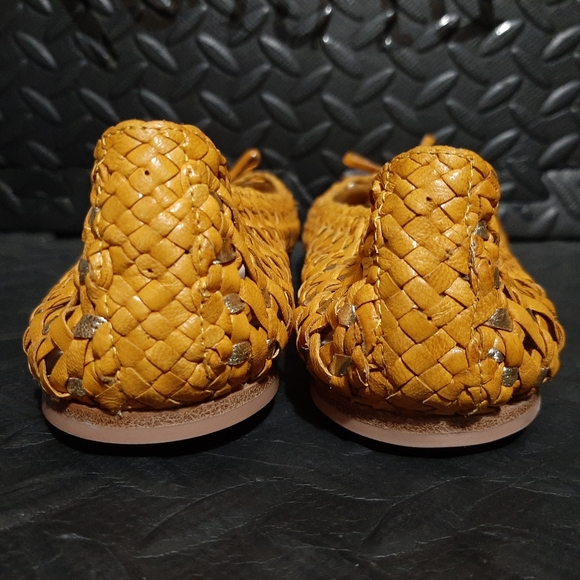 PRADA Calzature Donna woven leather slip-on PRADA size 38 US size 8 - Picture 5 of 11